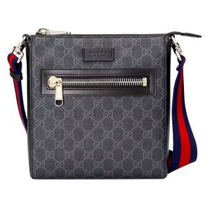 GUCCI GG Black Messenger Crossbody